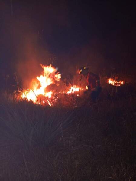 Madrugada de intenso trabajo para los Bomberos de la Policía de Misiones: combatieron incendios en distintos puntos de la provincia imagen-11