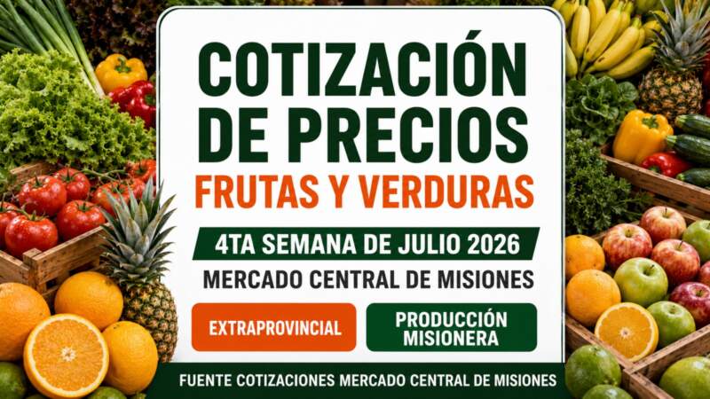 Frutas y verduras al mejor precio y calidad: la guía de ofertas del Mercado Central de Misiones para esta semana imagen-2