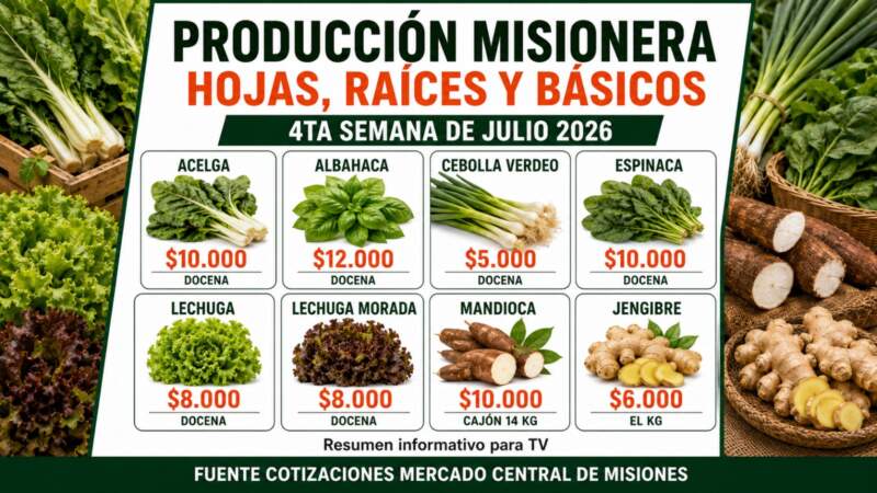Frutas y verduras al mejor precio y calidad: la guía de ofertas del Mercado Central de Misiones para esta semana imagen-8