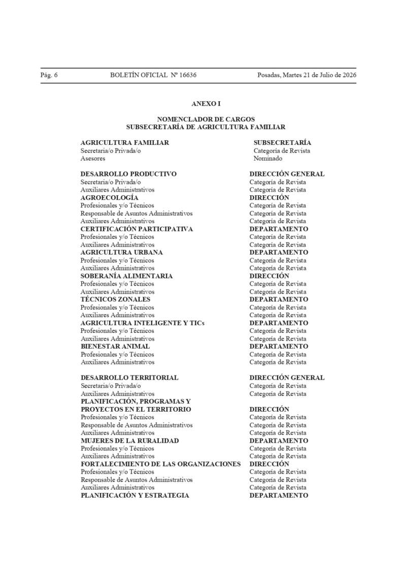 Súper martes en Misiones: el Gobierno reestructura el Gabinete, renueva EMSA y redefine áreas estratégicas imagen-16