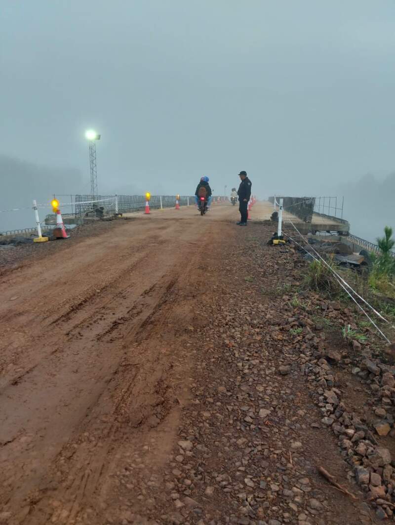 Habilitaron nuevamente la circulación sobre el puente del arroyo Pindaytí imagen-2